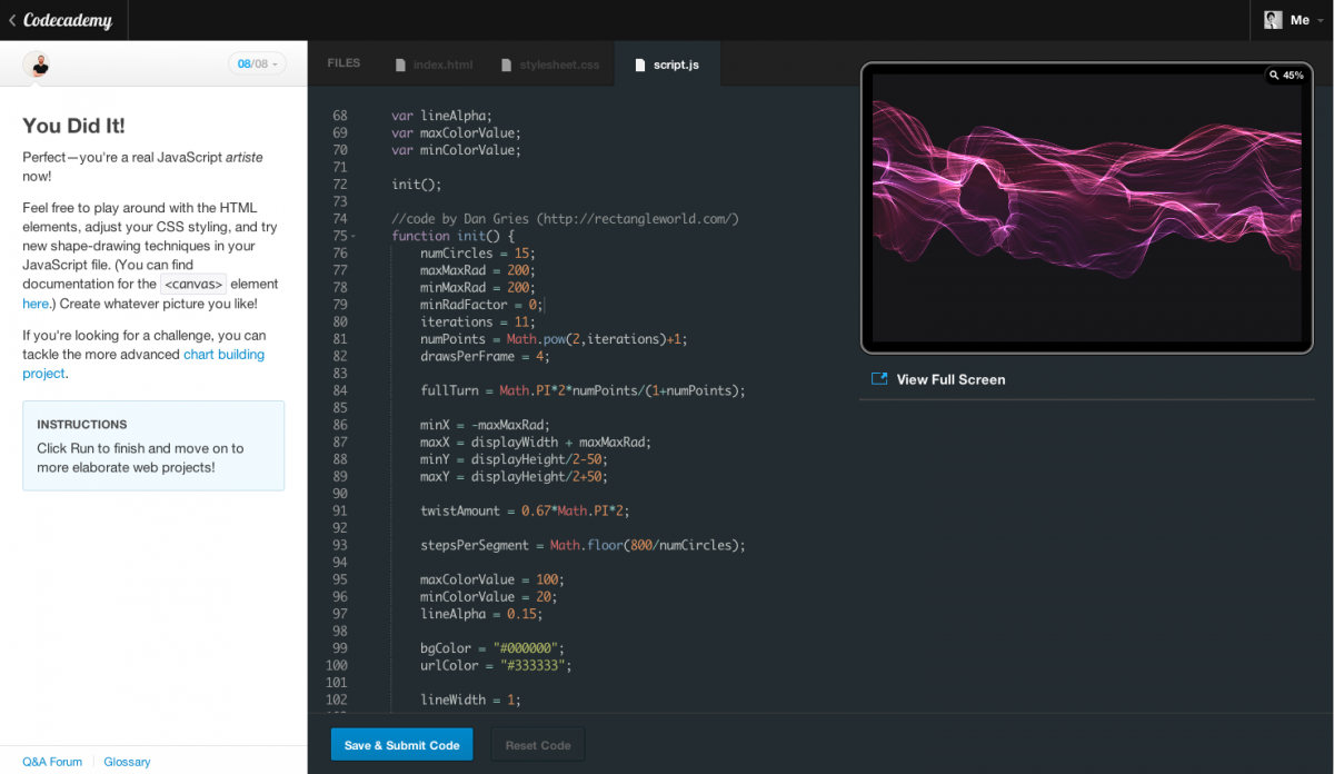 Codecademy Javascript