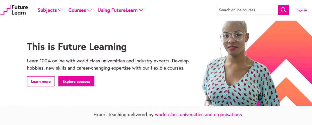 this is future learning banner